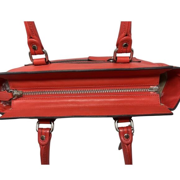 Coach Madison Red Leather Satchel with Tassel – Style 19891 – Retail  $358 - Picture 4 of 13